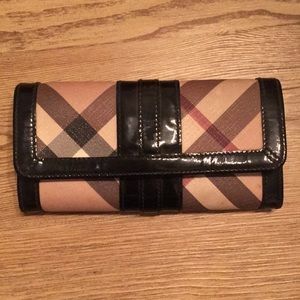 Authentic Burberry Nova Check Wallet